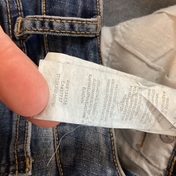 JUSTFAB High-Waisted Ultra Stretch Skinny Jeans Raw Hem Medium Wash Size 31 - Picture 11 of 12